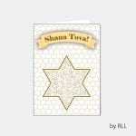Set 8 Tarjetas Rosh Hashana