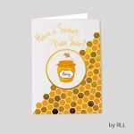 Set 8 Tarjetas Rosh Hashana