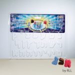 Molde de chocolate Alef Bet