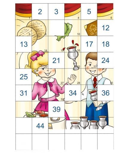 Stickers puzzle Pesaj