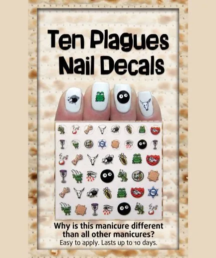 Set stickers uñas Pesaj