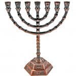 Menorah color bronce