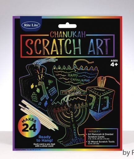 Set de arte de Jánuca para raspar.