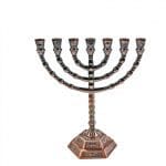 Menorah color bronce