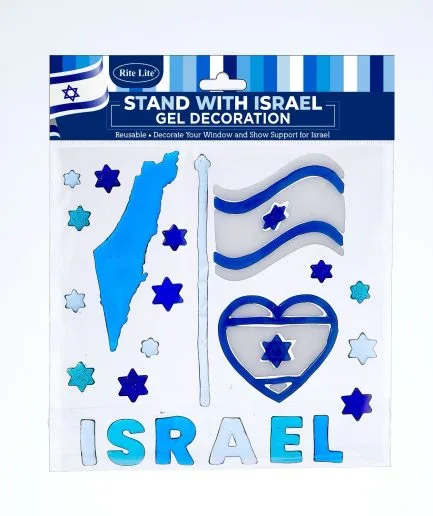 Gel ventana I stand with Israel