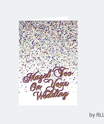 Tarjeta Felicidades Matrimonio