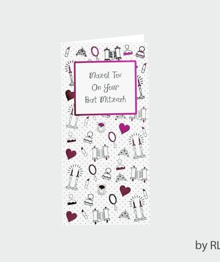 Tarjeta Bat Mitzvah