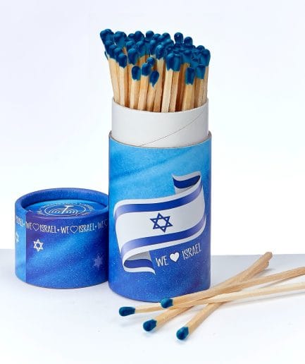 Caja fósforos “We Love Israel”