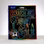 Shabbat scratch art